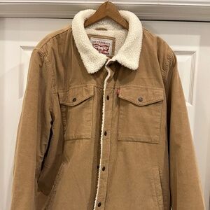 Levi Strauss & Co. Corduroy and Shearling/Sherpa Ranch Jack